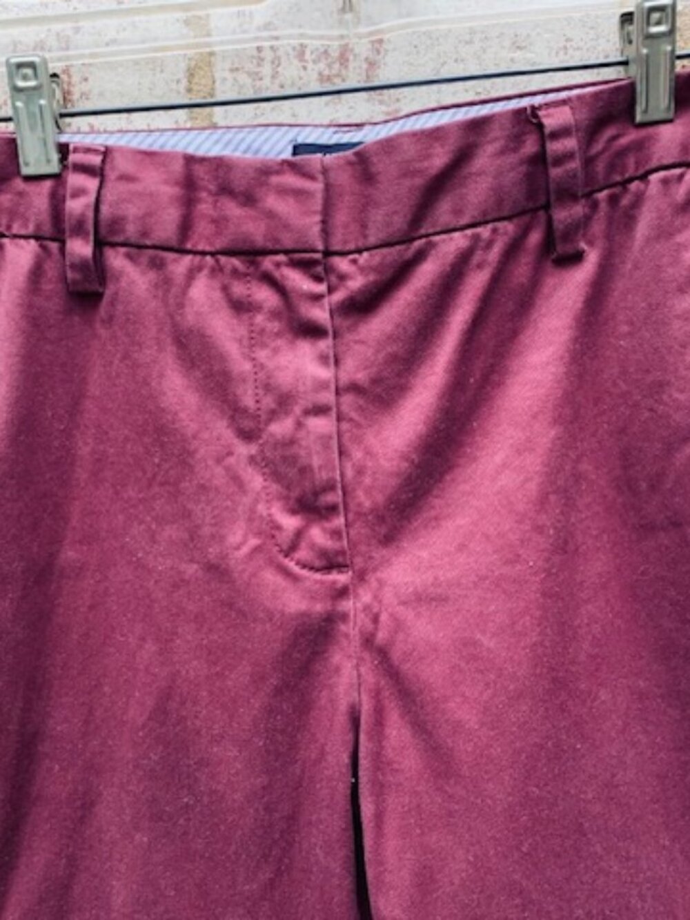 Lands' End Wine color pants size 8 - Picture 2 of 10